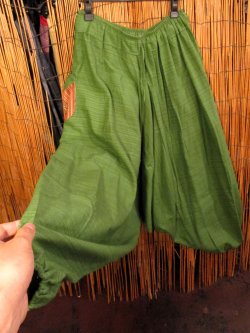 画像2: パッチポケット付き＊コットン素材＊ふんわり＊サルエルパンツ