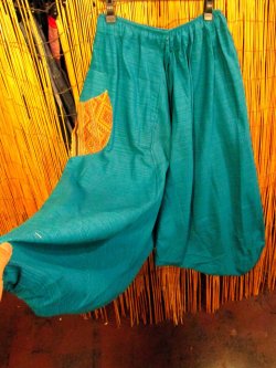 画像2: パッチポケット付き＊コットン素材＊ふんわり＊サルエルパンツ