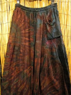 画像2: タイダイ染め＊ストレッチコットン素材＊ゆったりシルエット＊アラジンパンツ