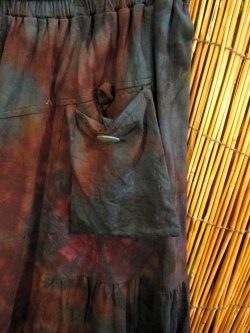 画像3: タイダイ染め＊ストレッチコットン素材＊ゆったりシルエット＊アラジンパンツ