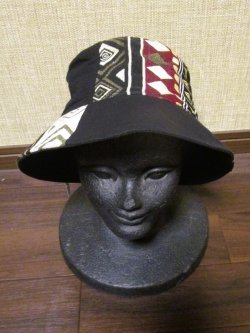 画像2: 織り柄＊コットン素材＊ハット帽子