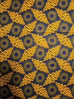 画像1: アフリカンプリント生地 パーニュ