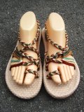 【２５・５ｃｍ〜２６ｃｍ】ソフトタイプ＊編み編み＊紐サンダル