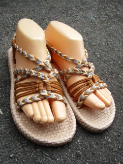 画像2: 【２４ｃｍ〜２４・５ｃｍ】ソフトタイプ＊編み編み＊紐サンダル