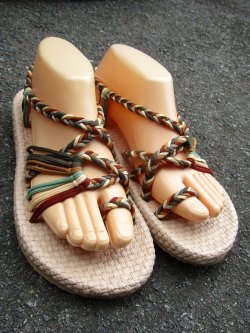 画像2: 【２５・５ｃｍ〜２６ｃｍ】ソフトタイプ＊編み編み＊紐サンダル