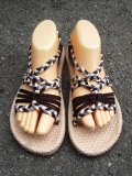 【２４ｃｍ〜２４・５ｃｍ】ソフトタイプ＊編み編み＊紐サンダル