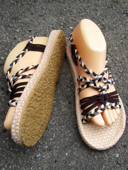 画像3: 【２４ｃｍ〜２４・５ｃｍ】ソフトタイプ＊編み編み＊紐サンダル