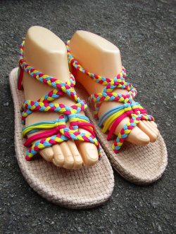 画像2: 【２５・５ｃｍ〜２６ｃｍ】ソフトタイプ＊編み編み＊紐サンダル