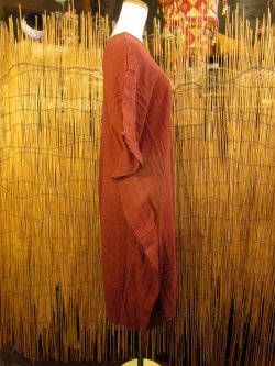 画像2: 無地＊コットン素材＊ミドル丈＊ポンチョ風＊ワンピース