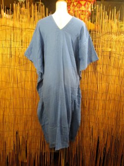 画像3: 無地＊コットン素材＊ミドル丈＊ポンチョ風＊ワンピース