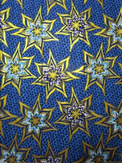 画像1: アフリカンプリント生地 パーニュ