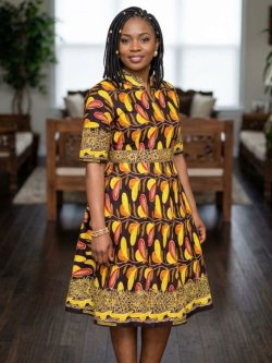 画像3: アフリカンプリント生地 パーニュ