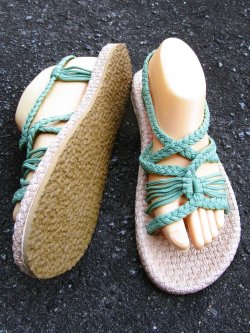 画像4: 【２６ｃｍ〜２６・５ｃｍ】ソフトタイプ＊編み編み＊紐サンダル