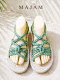 【２６ｃｍ〜２６・５ｃｍ】ソフトタイプ＊編み編み＊紐サンダル