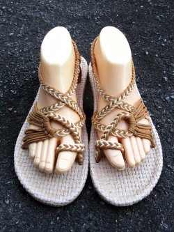 画像2: 【２５・５ｃｍ〜２６ｃｍ】ソフトタイプ＊編み編み＊紐サンダル