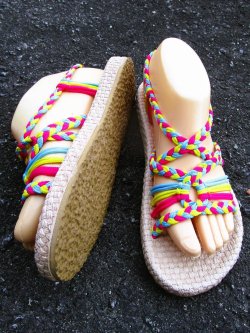 画像4: 【２４ｃｍ〜２４・５ｃｍ】ソフトタイプ＊編み編み＊紐サンダル