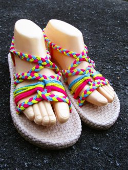 画像3: 【２４ｃｍ〜２４・５ｃｍ】ソフトタイプ＊編み編み＊紐サンダル