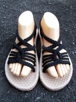 画像2: 【２４・５ｃｍ〜２５ｃｍ】ソフトタイプ＊編み編み＊紐サンダル