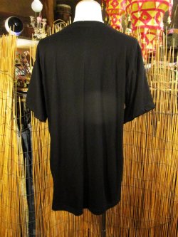 画像2: 黒色＊コットン素材＊抜染プリント＊ガネーシャ＊半袖＊Ｔシャツ＊ＸＬ