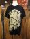 画像1: 黒色＊コットン素材＊抜染プリント＊ガネーシャ＊半袖＊Ｔシャツ＊ＸＬ (1)