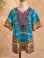 画像1: タイダイ染め＊アフリカンプリント＊ダシキ＊ＤＡＳＨＩＫＩ＊Ｍ (1)