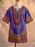 タイダイ染め＊アフリカンプリント＊ダシキ＊ＤＡＳＨＩＫＩ＊Ｍ