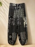アジアンプリント＊レーヨン素材＊ふんわり＊アラジンパンツ