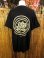 画像4: 黒色＊コットン素材＊抜染プリント＊ロータス＊半袖＊Ｔシャツ＊ＸＬ (4)