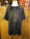画像2: ストーンウォッシュ加工＊コットン素材＊ロータス＊ハンドペイント＊半袖Ｔシャツ＊ＸＬ (2)