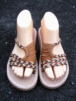 画像2: 【２２・５ｃｍ〜２３ｃｍ】ソフトタイプ＊編み編み＊紐サンダル