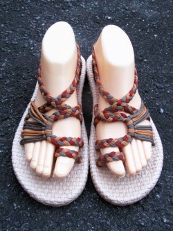 画像2: 【２５・５ｃｍ〜２６ｃｍ】ソフトタイプ＊編み編み＊紐サンダル