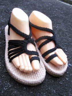 画像3: 【２３・５ｃｍ〜２４ｃｍ】ソフトタイプ＊編み編み＊紐サンダル