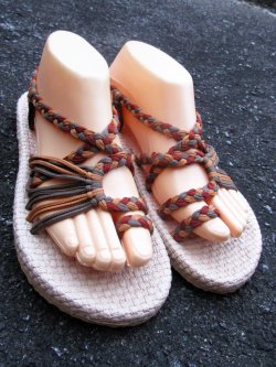 画像3: 【２５・５ｃｍ〜２６ｃｍ】ソフトタイプ＊編み編み＊紐サンダル