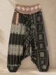 織り生地＊幾何学模様＊コットン素材＊すっきり＊サルエルパンツ