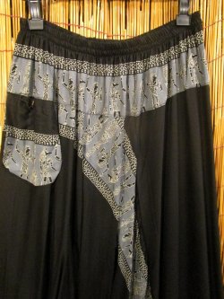 画像3: 壁画プリント＊レーヨン素材＊ふんわり＊サルエルパンツ