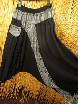 画像5: 壁画プリント＊レーヨン素材＊ふんわり＊サルエルパンツ
