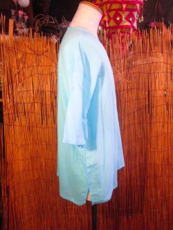 画像3: 無地＊薄手＊コットン素材＊半袖＊プルオーバー＊２ＸＬ