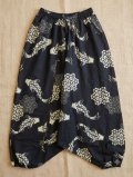 和風プリント＊コットン素材＊ふんわり＊サルエルパンツ