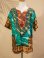 画像1: タイダイ染め＊アフリカンプリント＊ダシキ＊ＤＡＳＨＩＫＩ＊ＸＬ (1)
