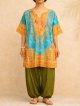 タイダイ染め＊アフリカンプリント＊ダシキ＊ＤＡＳＨＩＫＩ＊Ｌ