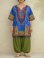 画像1: タイダイ染め＊アフリカンプリント＊ダシキ＊ＤＡＳＨＩＫＩ＊Ｌ (1)