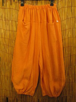 画像2: 二枚重ね＊無地＊コットン素材＊半端丈＊クロップドパンツ