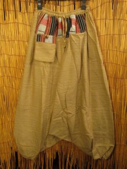 画像2: ナガ族＊コットン素材＊ふんわり＊サルエルパンツ