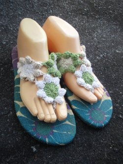 画像3: 【２４ｃｍ〜２４・５ｃｍ】ソフトタイプ＊お花＊編み編み＊ビーチサンダル