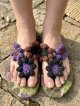 【２４・５ｃｍ〜２５ｃｍ】ソフトタイプ＊お花＊編み編み＊ビーチサンダル