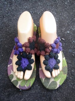 画像2: 【２４・５ｃｍ〜２５ｃｍ】ソフトタイプ＊お花＊編み編み＊ビーチサンダル