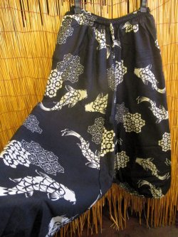 画像4: 和風プリント＊コットン素材＊ふんわり＊サルエルパンツ