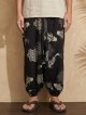 和風プリント＊コットン素材＊ふんわり＊サルエルパンツ