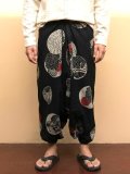 和風プリント＊コットン素材＊ふんわり＊サルエルパンツ