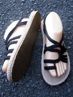 画像4: 【２５・５ｃｍ〜２６ｃｍ】ソフトタイプ＊編み編み＊紐サンダル